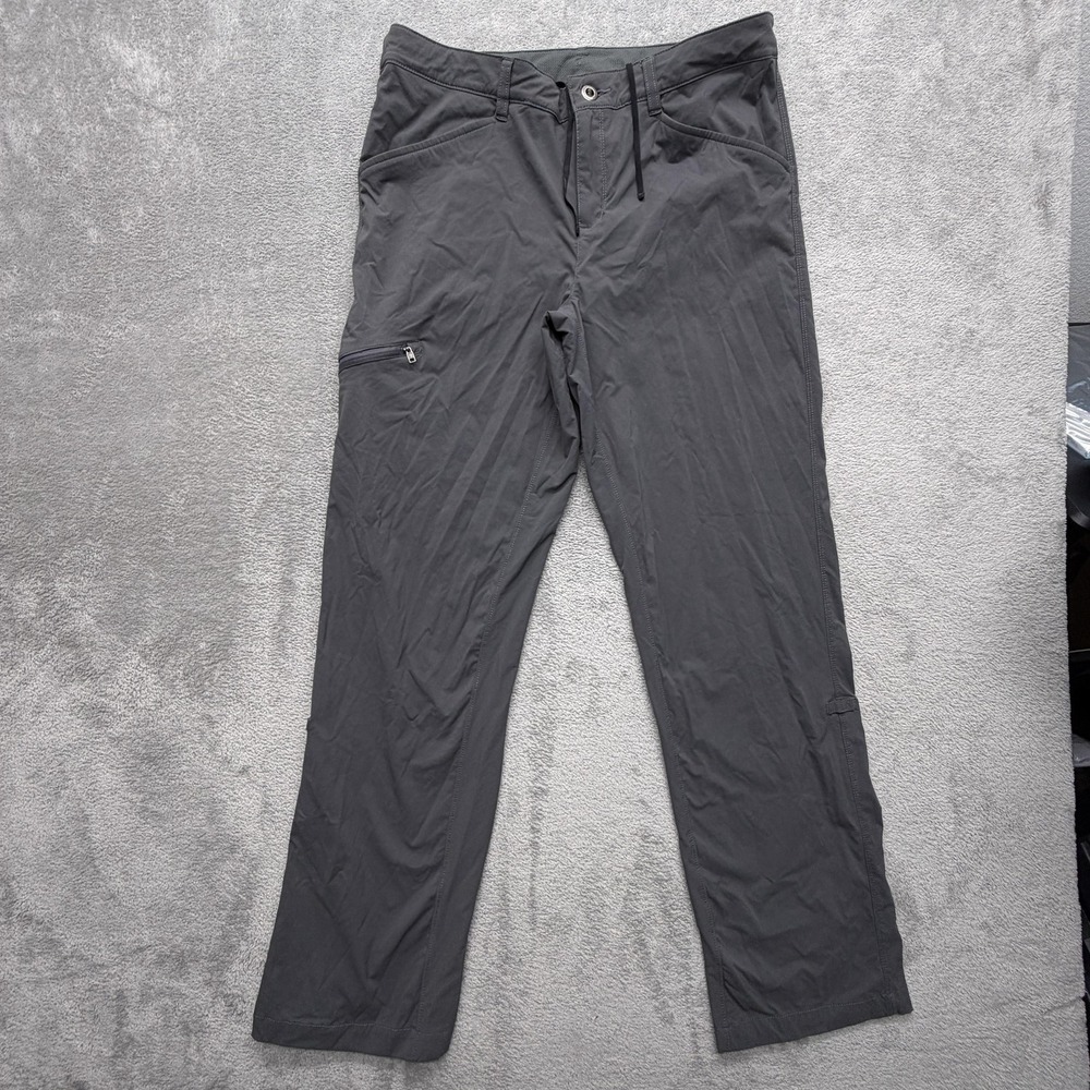Patagonia Pants Womens 12 Gray Cargo Quick Dry‎ Adjustable Waist Pockets